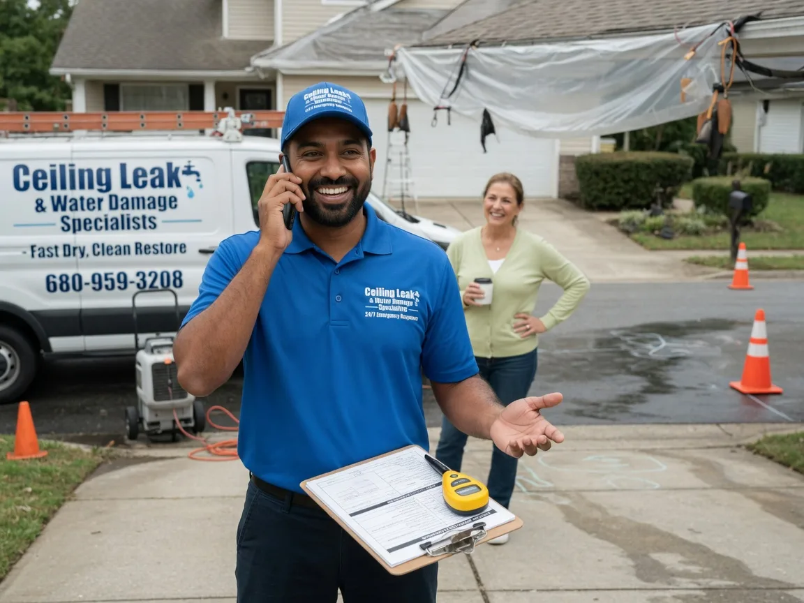 Ceiling Leak Cleanup Mansfield, MA FAQs